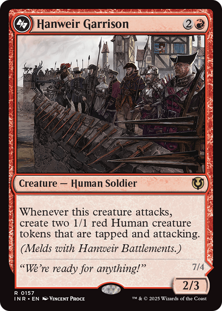 Hanweir Garrison [Innistrad Remastered] | Mega City Incorporated