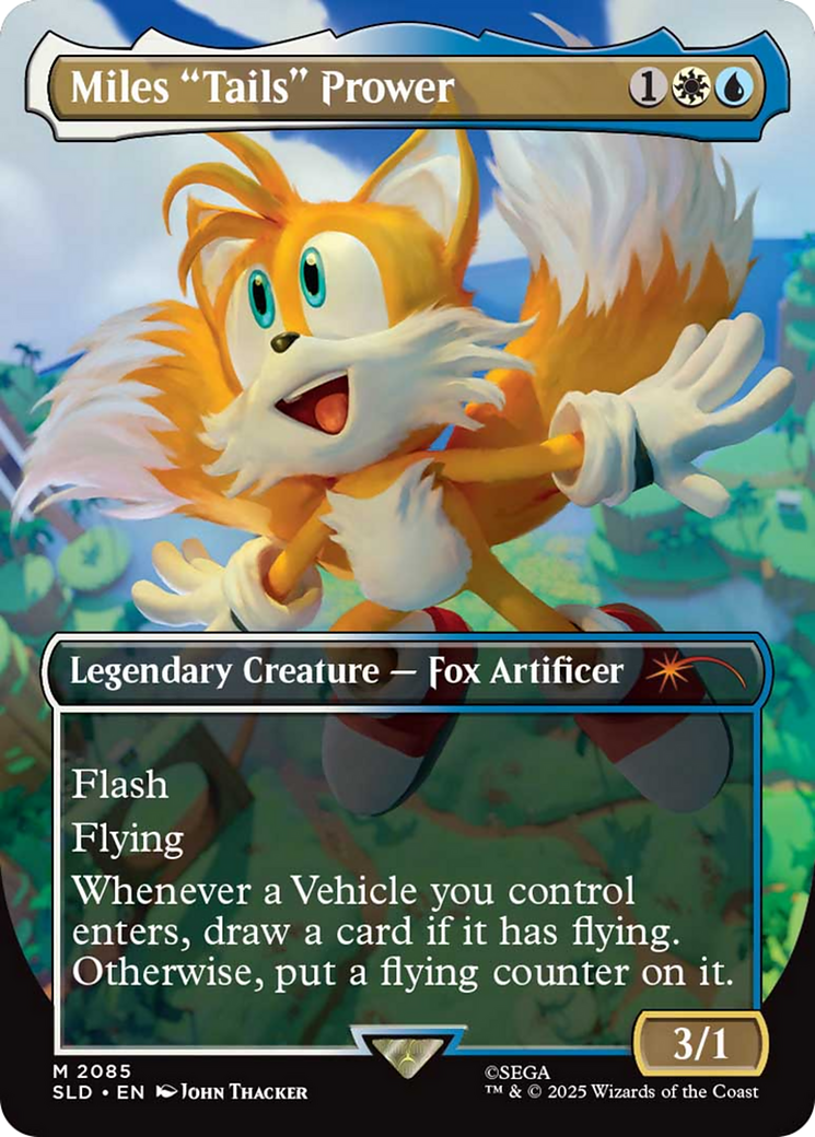 Miles "Tails" Prower (Rainbow Foil) [Secret Lair Drop Series] | Mega City Incorporated