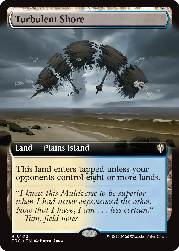 Turbulent Shore (Extended Art) [Reality Fracture Commander] | Mega City Incorporated