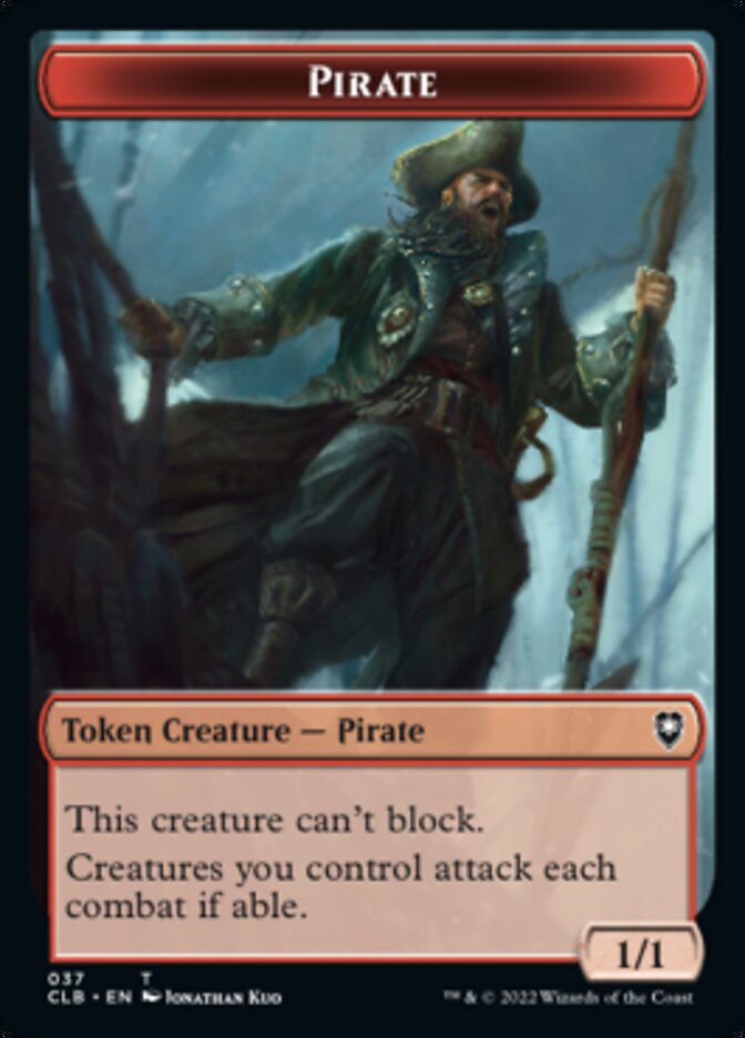 Pirate // Goblin Double-Sided Token [Commander Legends: Battle for Baldur's Gate Tokens] | Mega City Incorporated