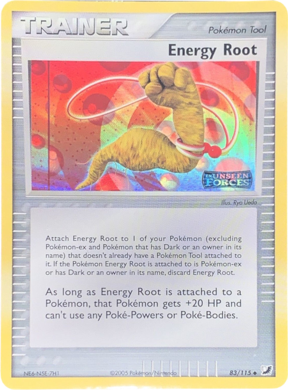 Energy Root (83/115) (Stamped) [EX: Unseen Forces] | Mega City Incorporated