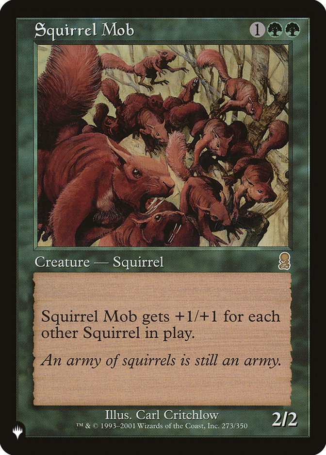 Squirrel Mob [The List] | Mega City Incorporated