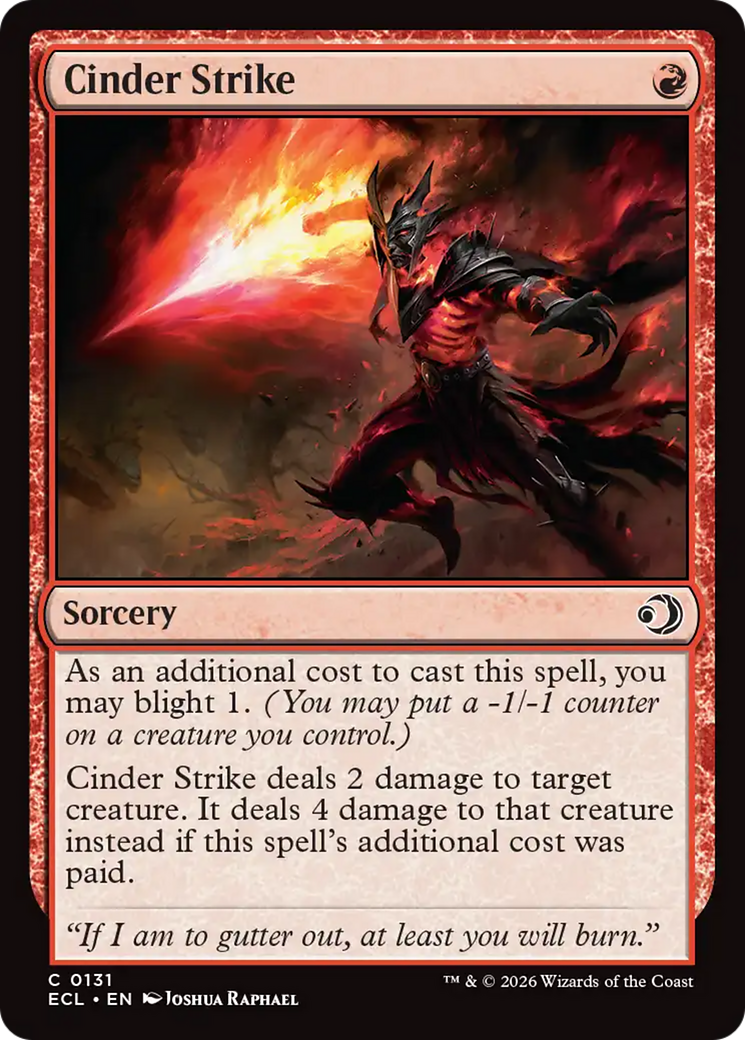 Cinder Strike [Lorwyn Eclipsed] | Mega City Incorporated