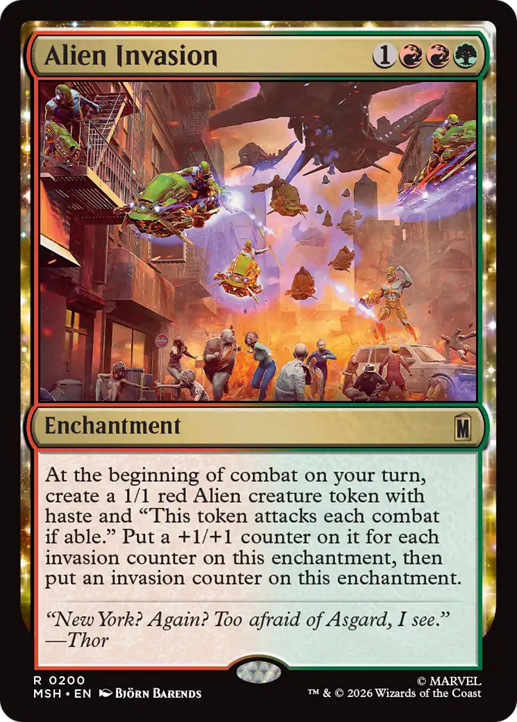 Alien Invasion [Marvel Super Heroes] | Mega City Incorporated