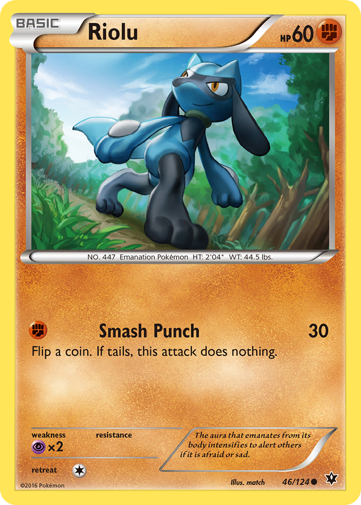 Riolu (46/124) [XY: Fates Collide] | Mega City Incorporated