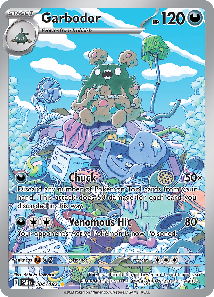 Garbodor (204/182) [Scarlet & Violet: Paradox Rift] | Mega City Incorporated