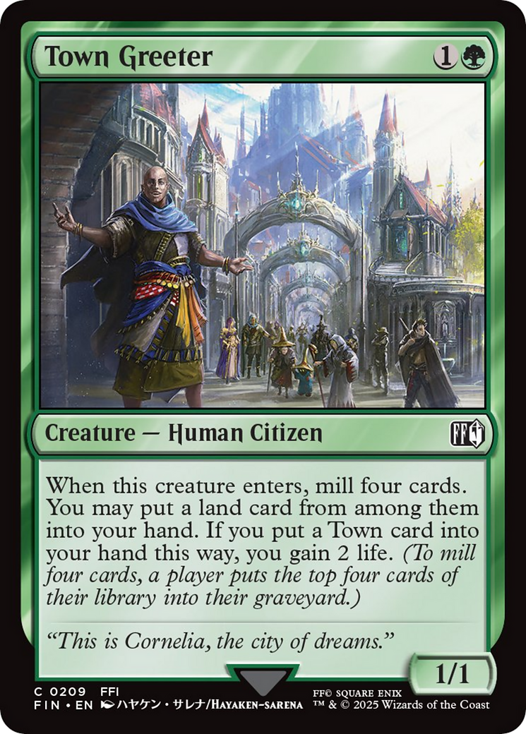 Town Greeter [FINAL FANTASY] | Mega City Incorporated