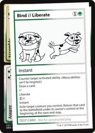 Bind // Liberate (2021 Edition) [Mystery Booster Playtest Cards] | Mega City Incorporated