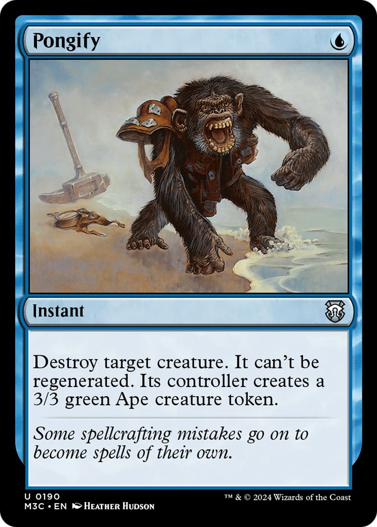 Pongify (Ripple Foil) [Modern Horizons 3 Commander] | Mega City Incorporated