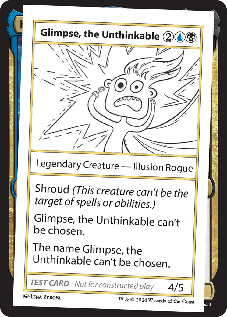 Glimpse, the Unthinkable [Mystery Booster 2 Playtest Cards] | Mega City Incorporated