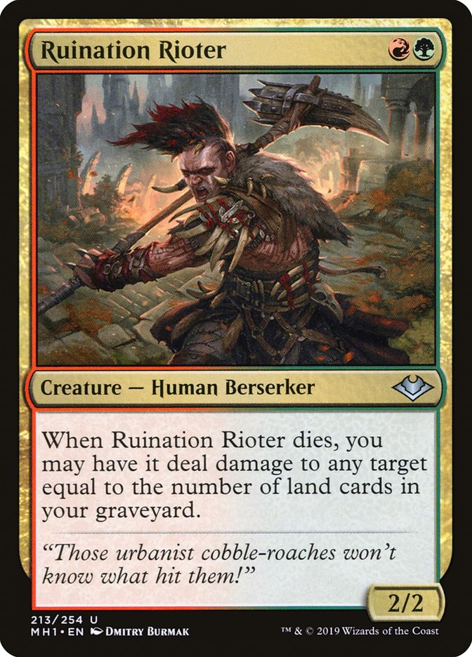 Ruination Rioter [Modern Horizons] | Mega City Incorporated