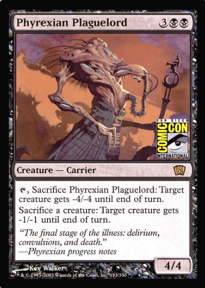 Phyrexian Plaguelord (San Diego Comic Con Oversized) [Oversize Cards] | Mega City Incorporated