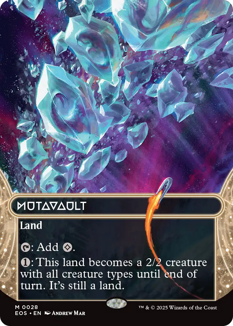 Mutavault (0028) (Borderless) [Edge of Eternities: Stellar Sights] | Mega City Incorporated