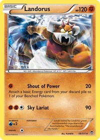 Landorus (58/111) (Theme Deck Exclusive) [XY: Furious Fists] | Mega City Incorporated