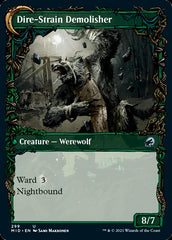 Burly Breaker // Dire-Strain Demolisher (Showcase Equinox) [Innistrad: Midnight Hunt] | Mega City Incorporated