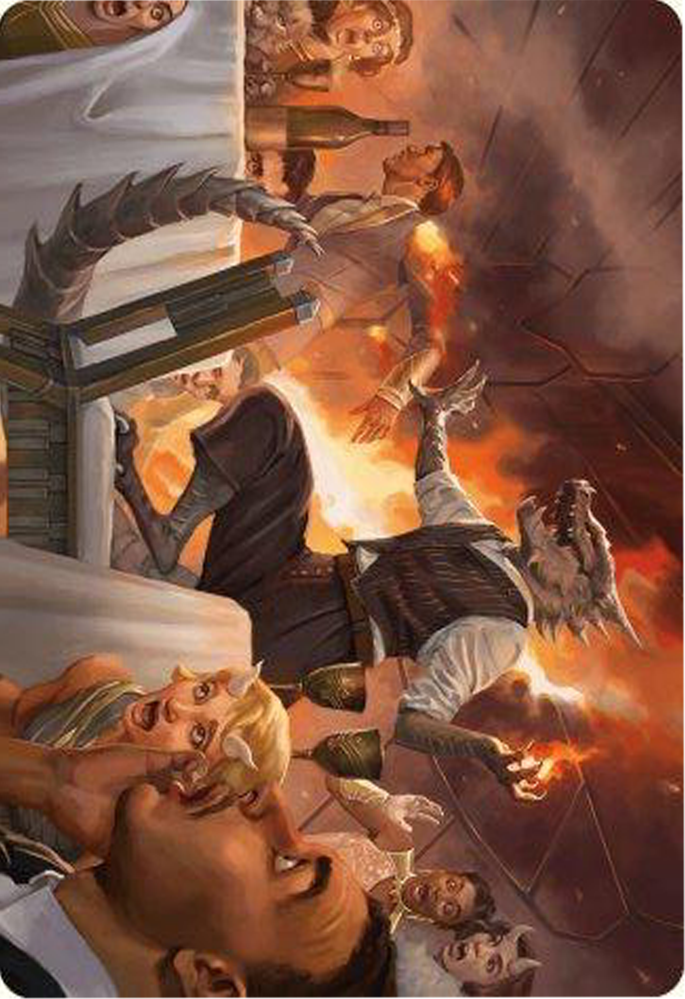 Party Thrasher Art Card [Modern Horizons 3 Art Series] | Mega City Incorporated