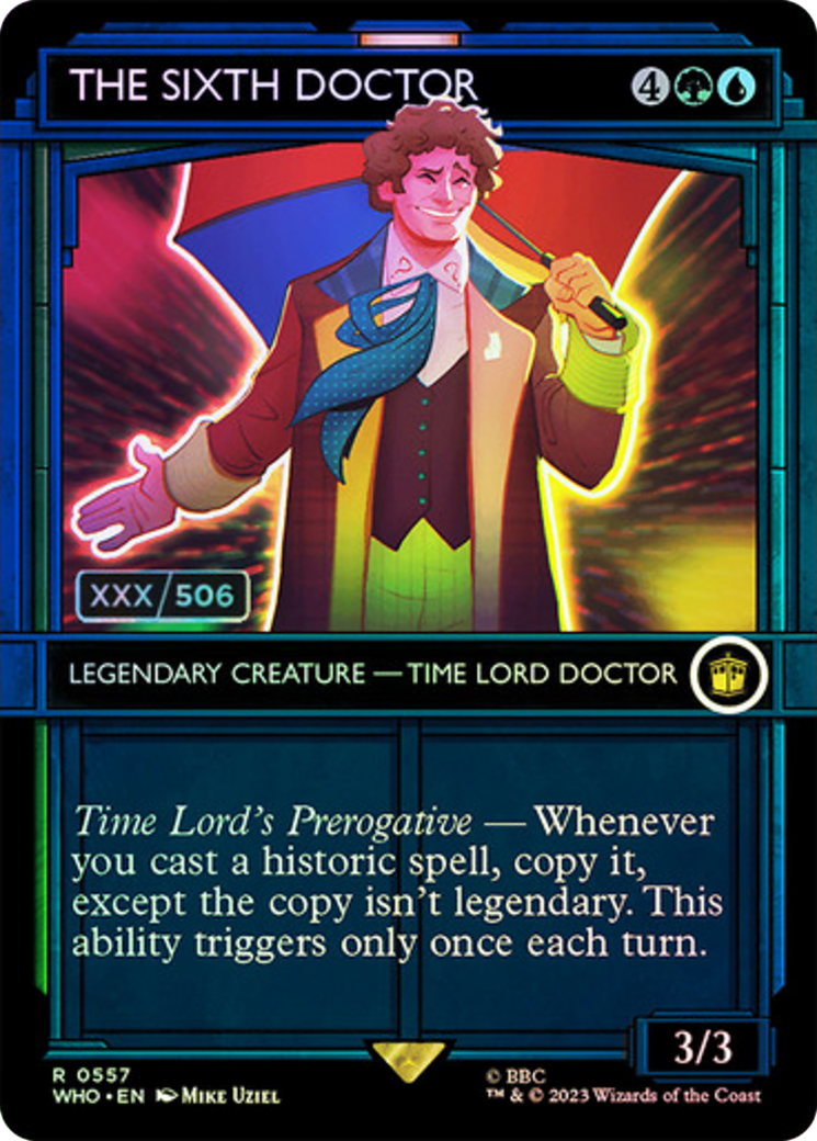The Sixth Doctor (Serial Numbered) [Doctor Who] | Mega City Incorporated