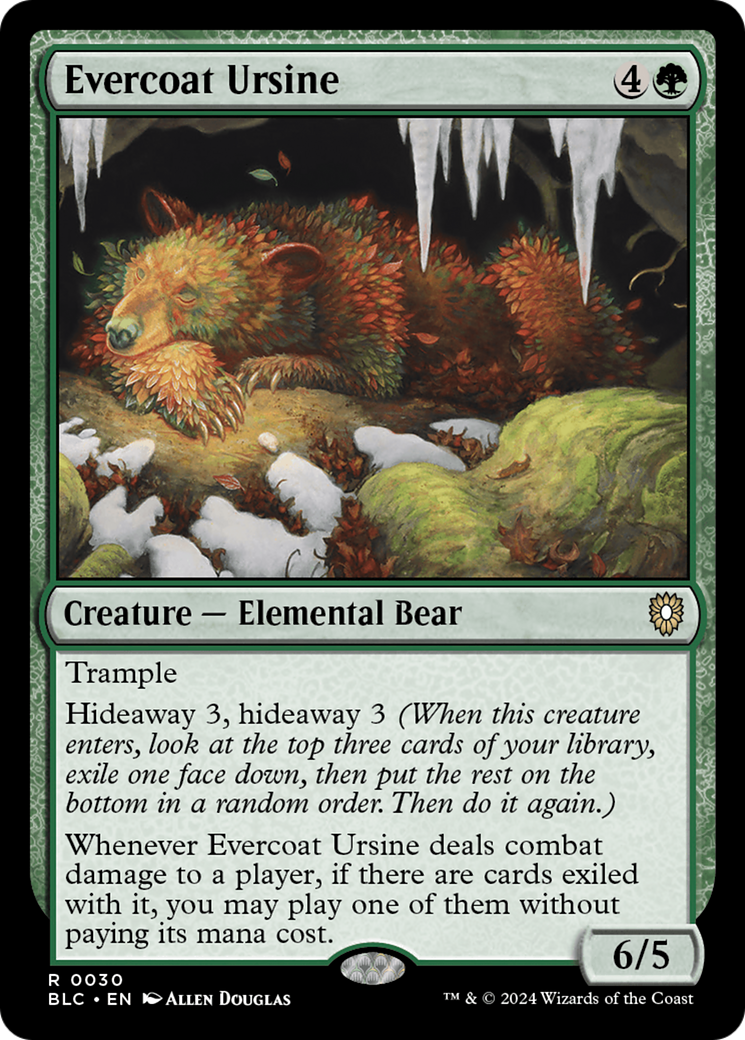 Evercoat Ursine [Bloomburrow Commander] | Mega City Incorporated