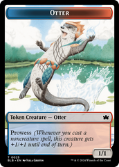 Otter // Thornplate Intimidator Double-Sided Token [Bloomburrow Tokens] | Mega City Incorporated