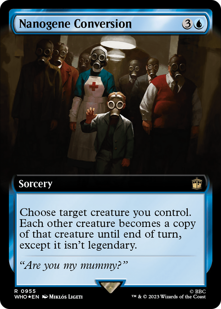 Nanogene Conversion (Extended Art) (Surge Foil) [Doctor Who] | Mega City Incorporated