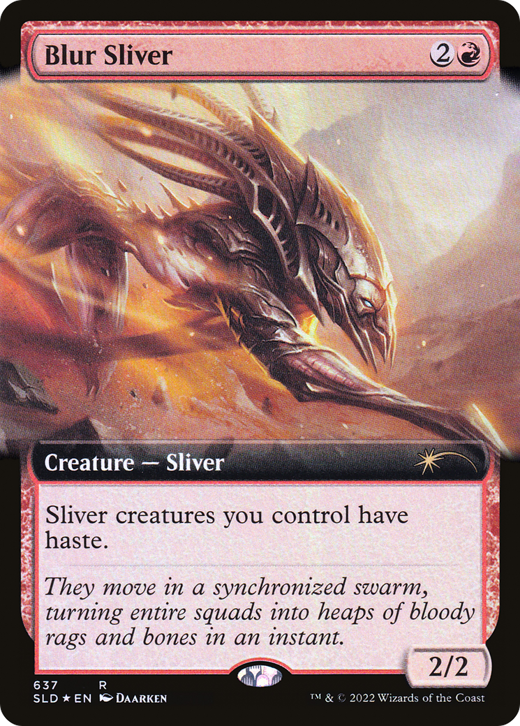 Blur Sliver (Extended Art) [Secret Lair Drop Promos] | Mega City Incorporated