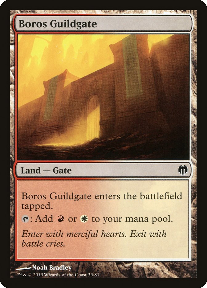 Boros Guildgate [Duel Decks: Heroes vs. Monsters] | Mega City Incorporated