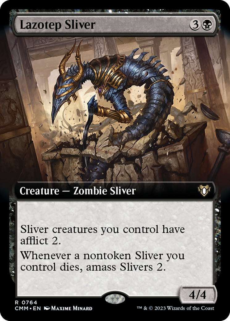 Lazotep Sliver (Extended Art) [Commander Masters] | Mega City Incorporated