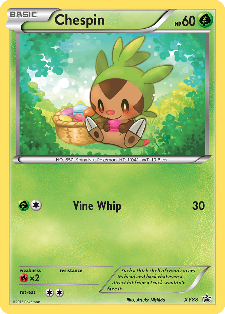 Chespin (XY88) (Collector Chest) [XY: Black Star Promos] | Mega City Incorporated