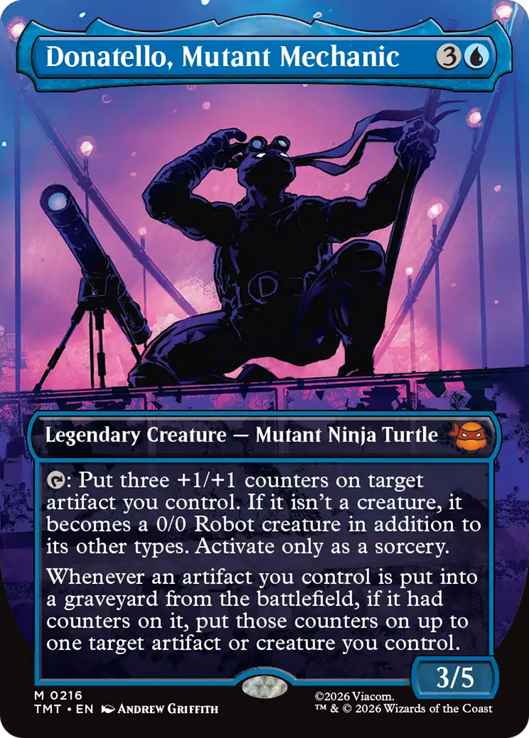 Donatello, Mutant Mechanic (Borderless) [Teenage Mutant Ninja Turtles] | Mega City Incorporated