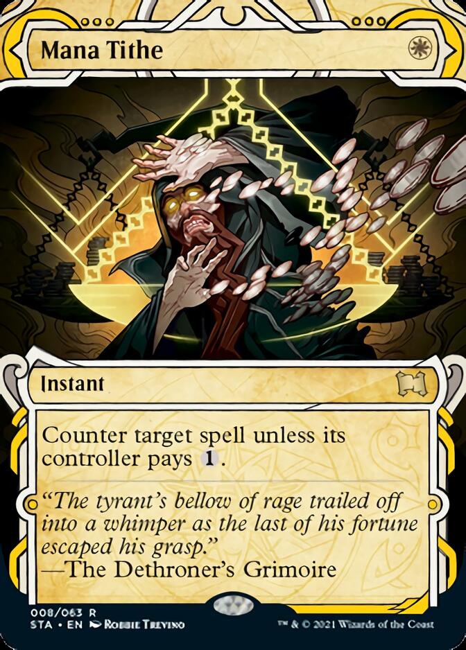 Mana Tithe (Foil Etched) [Strixhaven: Mystical Archive] | Mega City Incorporated