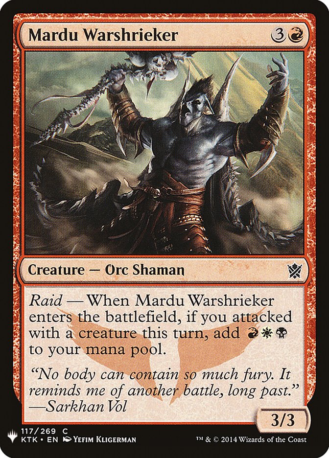 Mardu Warshrieker [Mystery Booster] | Mega City Incorporated