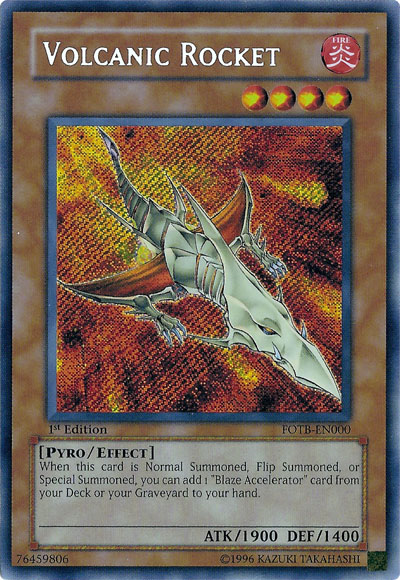 Volcanic Rocket [FOTB-EN000] Secret Rare | Mega City Incorporated