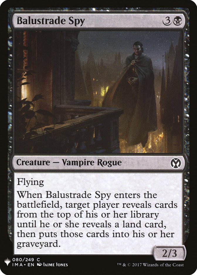 Balustrade Spy [Mystery Booster] | Mega City Incorporated