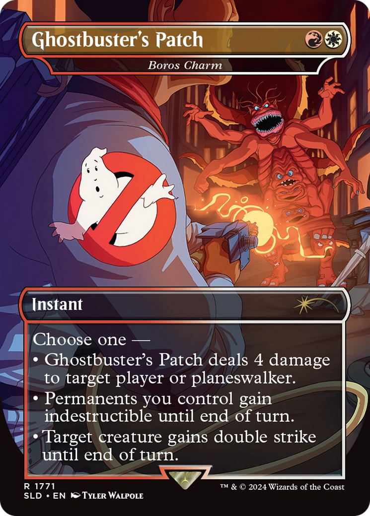 Ghostbuster's Patch - Boros Charm [Secret Lair Drop Series] | Mega City Incorporated