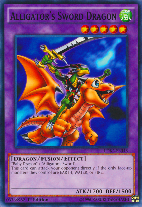 Alligator's Sword Dragon [LDK2-ENJ43] Common | Mega City Incorporated