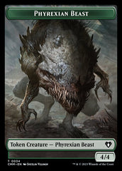 Eldrazi Scion // Phyrexian Beast Double-Sided Token [Commander Masters Tokens] | Mega City Incorporated