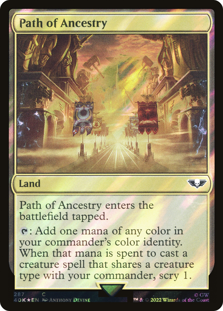 Path of Ancestry (Surge Foil) [Marvel Super Heroes Commander] | Mega City Incorporated