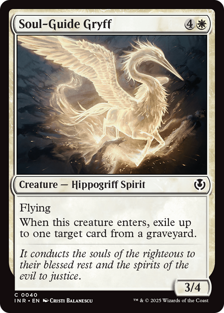 Soul-Guide Gryff [Innistrad Remastered] | Mega City Incorporated