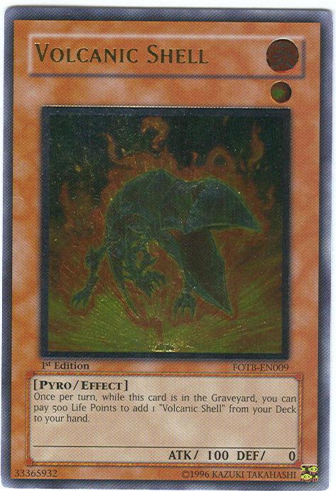 Volcanic Shell [FOTB-EN009] Ultimate Rare | Mega City Incorporated
