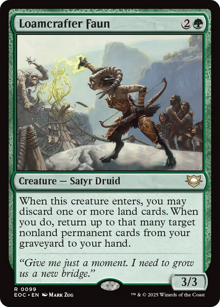 Loamcrafter Faun [Edge of Eternities Commander] | Mega City Incorporated