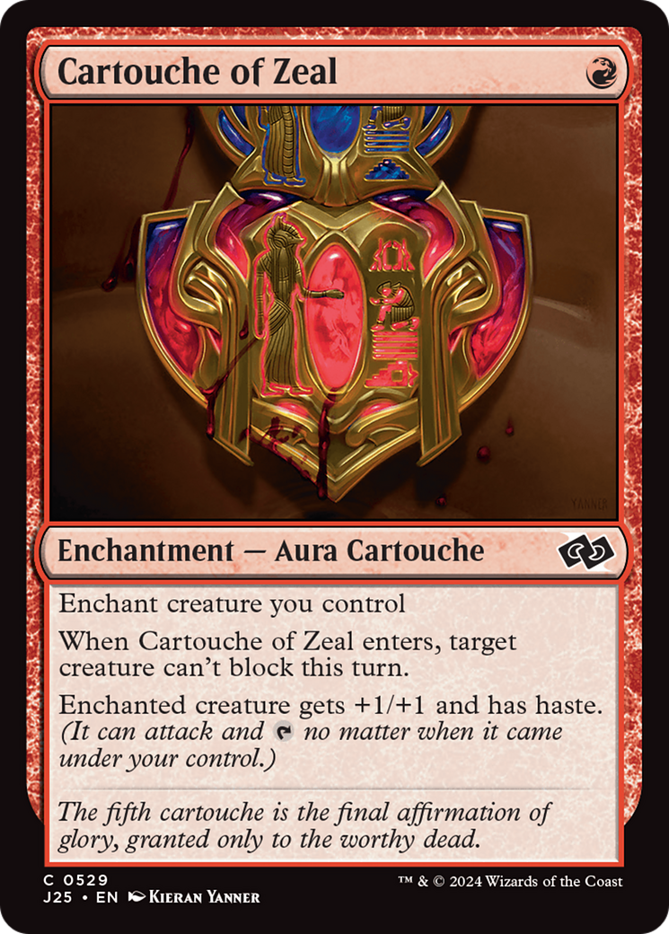 Cartouche of Zeal [Foundations Jumpstart] | Mega City Incorporated