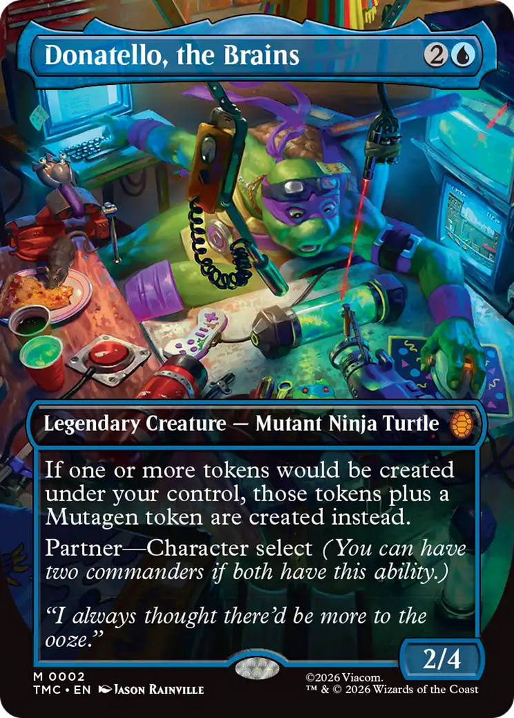 Donatello, the Brains (Borderless) [Teenage Mutant Ninja Turtles Commander] | Mega City Incorporated