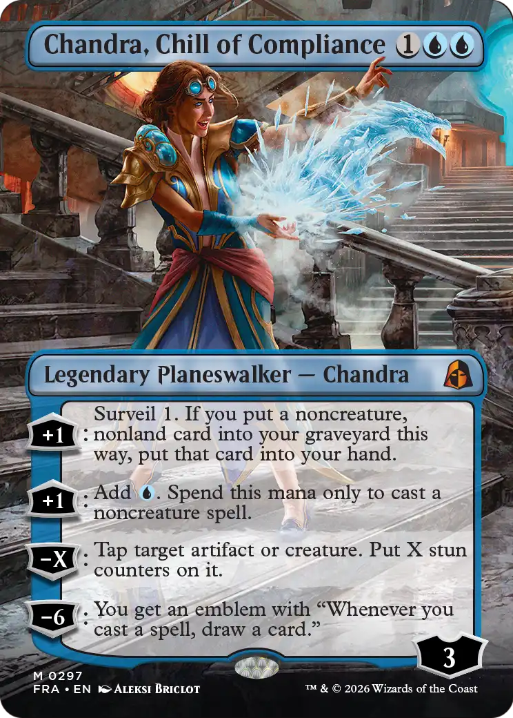 Chandra, Chill of Compliance (Borderless) [Reality Fracture] | Mega City Incorporated