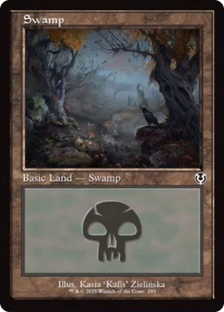 Swamp (293) (Retro Frame) [Innistrad Remastered] | Mega City Incorporated