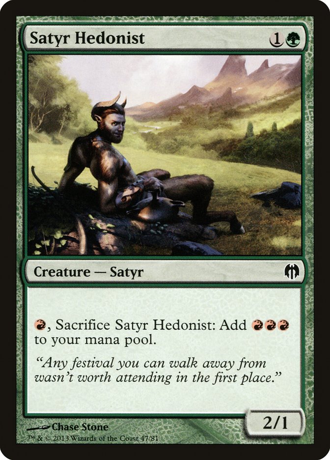 Satyr Hedonist [Duel Decks: Heroes vs. Monsters] | Mega City Incorporated