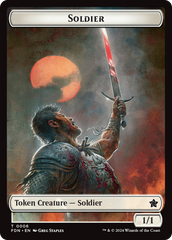 Rabbit // Soldier Double-Sided Token [Foundations Tokens] | Mega City Incorporated