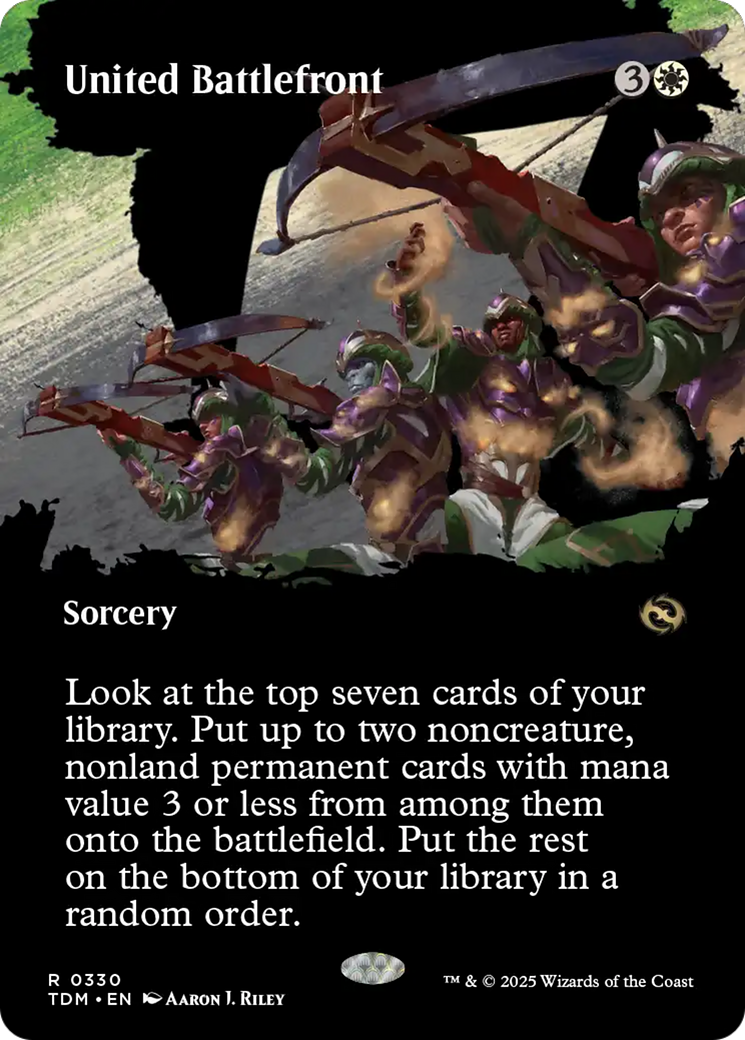 United Battlefront (Borderless) [Tarkir: Dragonstorm] | Mega City Incorporated