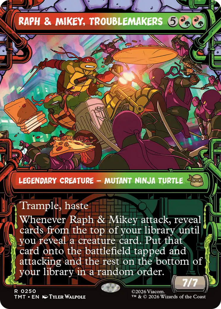 Raph & Mikey, Troublemakers (Showcase) [Teenage Mutant Ninja Turtles] | Mega City Incorporated