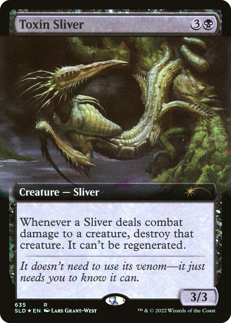 Toxin Sliver (Extended Art) [Secret Lair Drop Promos] | Mega City Incorporated