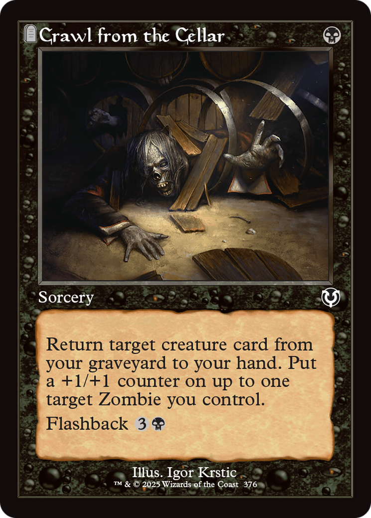 Crawl from the Cellar (Retro Frame) [Innistrad Remastered] | Mega City Incorporated